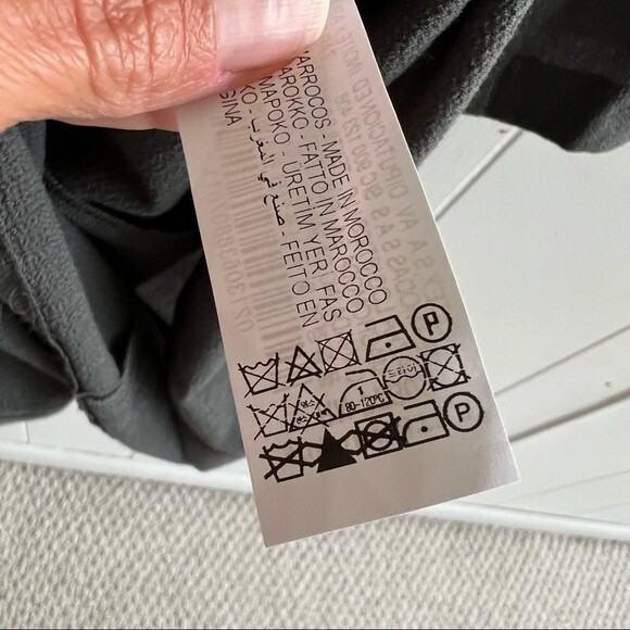 NWT Zara Limited Edition Wool Blend Midi Dress, Anthracite Grey - Picture 15 of 15